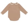 Diete Long Sleeve Long Sleeve Bodysuit, Rose Mocha - Onesies - 3