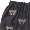 Carson Koala Embroidered Bloomers, Iron Grey - Bloomers - 3