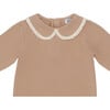 Diete Long Sleeve Long Sleeve Bodysuit, Rose Mocha - Onesies - 4