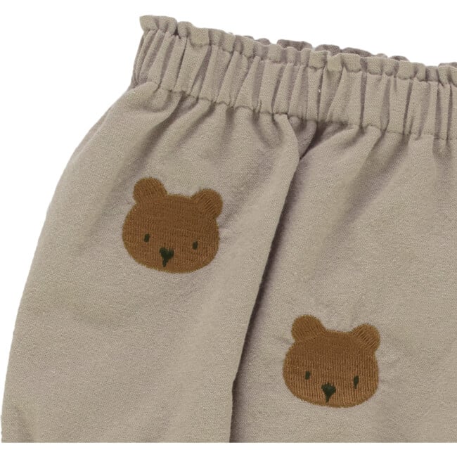 Carson Bear Embroidered Ruffle Hem Bloomers, Dusty Green - Bloomers - 4