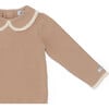 Diete Long Sleeve Long Sleeve Bodysuit, Rose Mocha - Onesies - 5