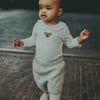 Davo Koala Long Sleeve Long Sleeve Bodysuit, Off-White - Onesies - 6