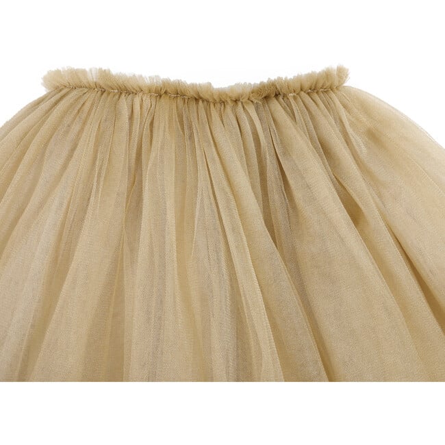 Pien Tulle Skirt, Vintage Khaki Metallic - Skirts - 4