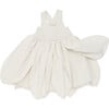 Laurence Sleeveless Petal-Shaped Skirt Dress, Birch - Dresses - 1 - thumbnail