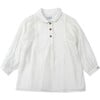 Lundi Peter Pan Collar A-Line Blouse, Lily White - Blouses - 1 - thumbnail