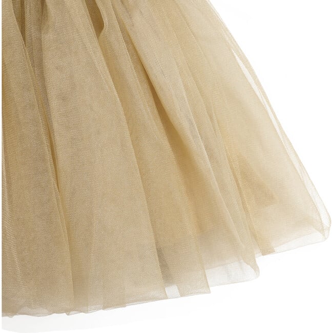 Pien Tulle Skirt, Vintage Khaki Metallic - Skirts - 5