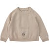 Loeke Bunny Sweater, Macaroon - Sweaters - 1 - thumbnail