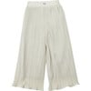 Brinki Pleated Wide-Leg Trousers, White Almond - Pants - 3