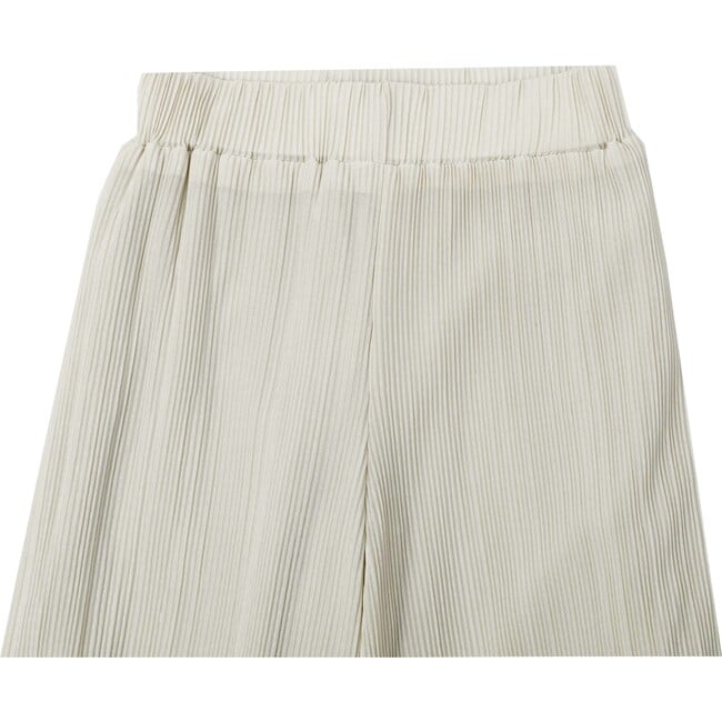 Brinki Pleated Wide-Leg Trousers, White Almond - Pants - 4