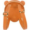 Kapi Tiger Classic Leather Backpack, Camel - Backpacks - 3