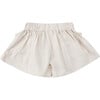 Mary 2-Front Pocket Wide Leg Shorts, Crispy White - Shorts - 3