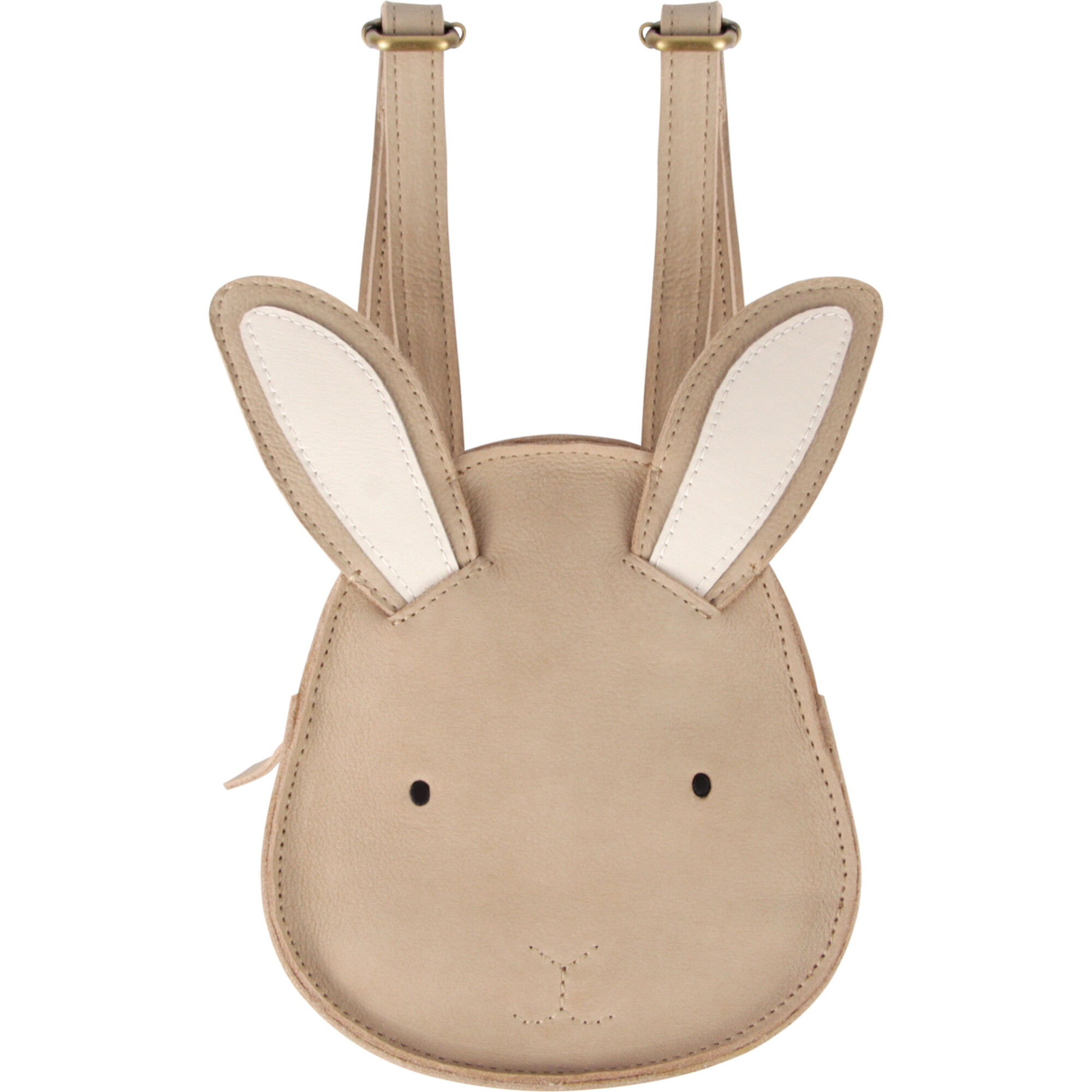 Kapi Bunny Classic Nubuck Backpack, Taupe - Backpacks - 1