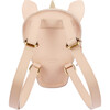 Kapi Unicorn Special Leather Backpack, Light Rose - Backpacks - 4