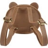 Kapi Bear Classic Leather Backpack, Cognac - Backpacks - 3