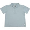 Eliott Polo Shirt, Cloud Blue - Polo Shirts - 1 - thumbnail