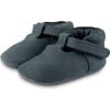 Elia Nubuck T-Bar Shoes, Petrol - Crib Shoes - 1 - thumbnail