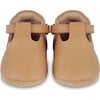 Elia Nubuck T-Bar Shoes, Caramel - Crib Shoes - 2