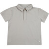 Eliott Polo Shirt, Silver Grey - Polo Shirts - 1 - thumbnail