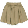 Jorin Wide Leg Flowy Shorts, Khaki Green - Shorts - 3