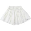 Brienz Pleated Wide-Leg Shorts, Lily White - Shorts - 1 - thumbnail