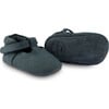 Elia Nubuck T-Bar Shoes, Petrol - Crib Shoes - 4