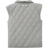 Blom 2-Buttoned Quilted Gilet, Stone Grey - Jackets - 3