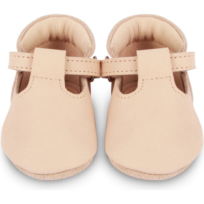 Elia Nubuck T-Bar Shoes, Powder - Crib Shoes - 3