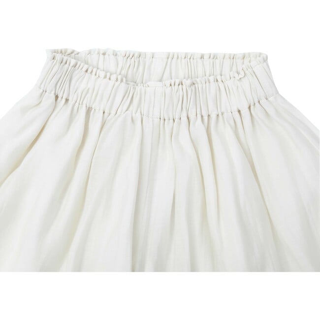 Brienz Pleated Wide-Leg Shorts, Lily White - Shorts - 4