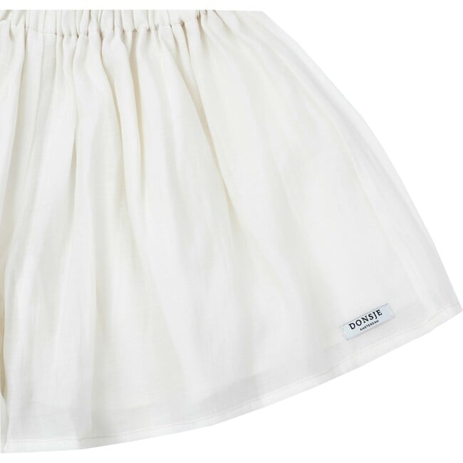 Brienz Pleated Wide-Leg Shorts, Lily White - Shorts - 5