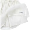 Brienz Pleated Wide-Leg Shorts, Lily White - Shorts - 6