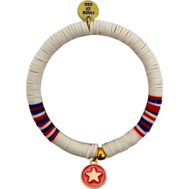 Patriotic Bracelet, Red Star