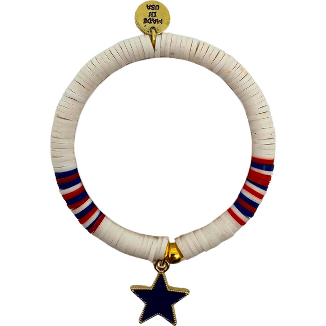 Patriotic Bracelet, Blue Star