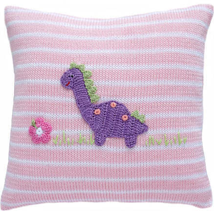 Dinosaur Pillow, Pink