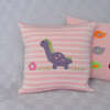 Dinosaur Pillow, Pink - Decorative Pillows - 2