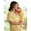 *Exclusive* Womens Retro Stripe Pajama Pants Set, Yellow Stripe - Pajamas - 7