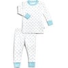 Two-Piece PJs, Blue Hearts - Pajamas - 1 - thumbnail