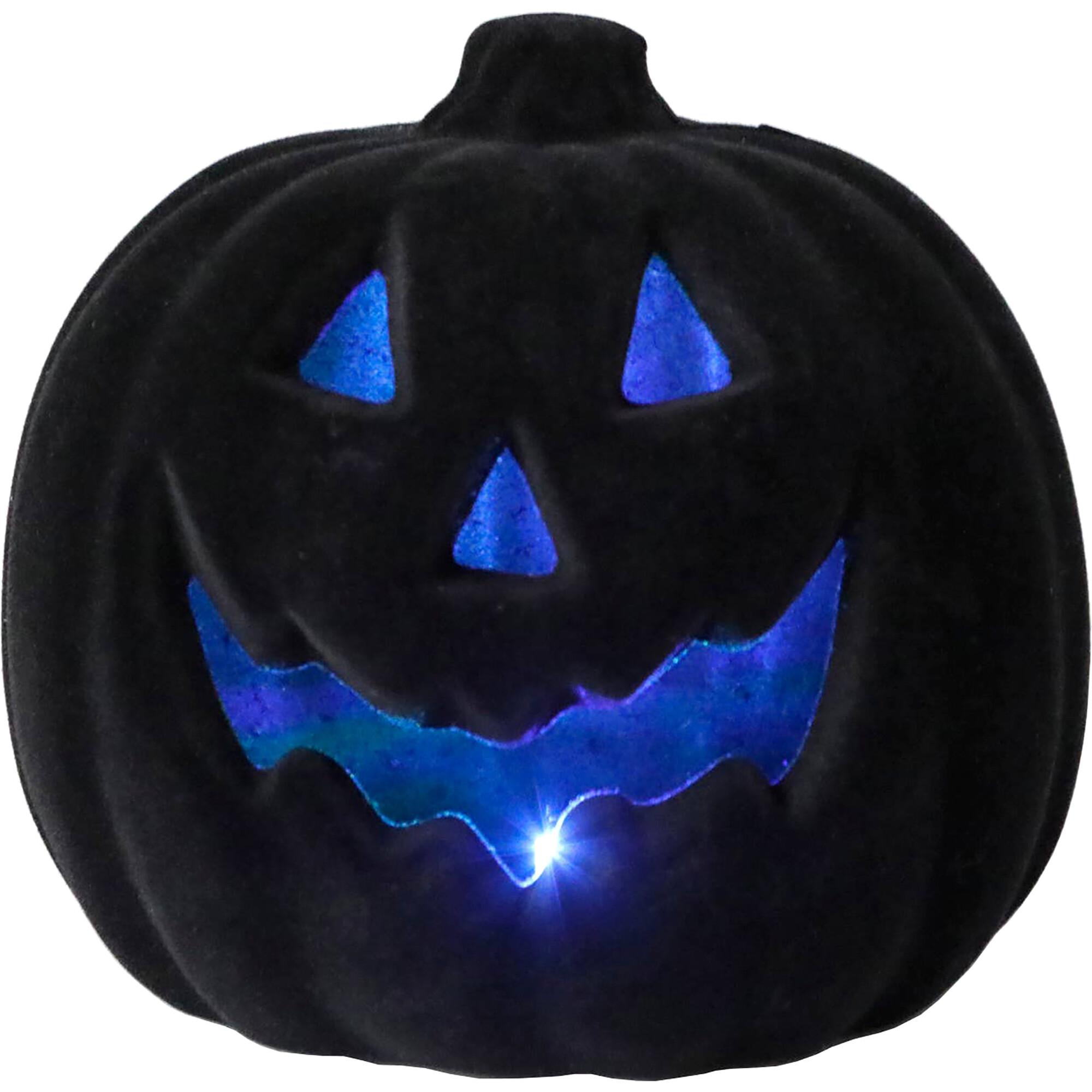 Frocked LED Pumpkin, Black - Accents - 1