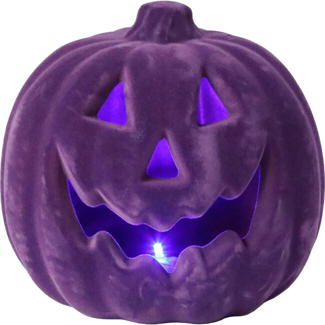 Frocked LED Pumpkin, Purple