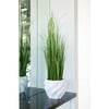 Faux Grass In Cement Pot - Plants - 2