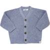 Grandpa Knitted Cardigan, Fog Confetti - Cardigans - 1 - thumbnail