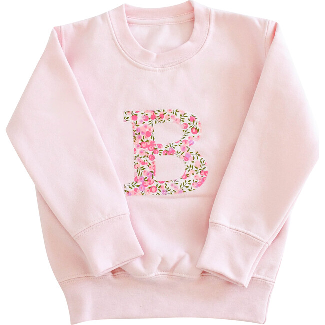 Liberty of London Personalised Children's Jumper, Pale Pink