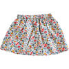 Liberty of London Girls Elasticated Skirt, Betsy Grey - Skirts - 1 - thumbnail