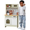 Little Chef Boston Modern Play Kitchen, White - Play Kitchens - 1 - thumbnail