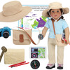 18" Doll 10 pc Smithsonian Paleontologist Set, Tan - Doll Accessories - 1 - thumbnail