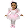 18" Doll Ballet Recital Set, Ballet Slippers & Tights, Light Pink - Doll Accessories - 1 - thumbnail