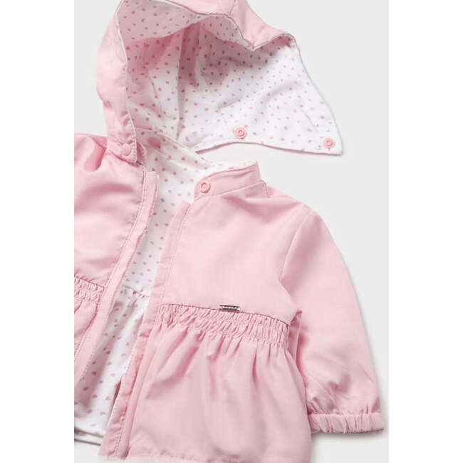 Reversible Windbreaker Jacket, Pink - Jackets - 3