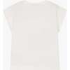 Tassel Embroidered T-Shirt, White - T-Shirts - 4