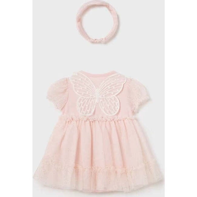 Teacup Tulle Dress & Headband, Pink - Dresses - 7