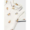 Safari Print Polo, Cream - Polo Shirts - 2