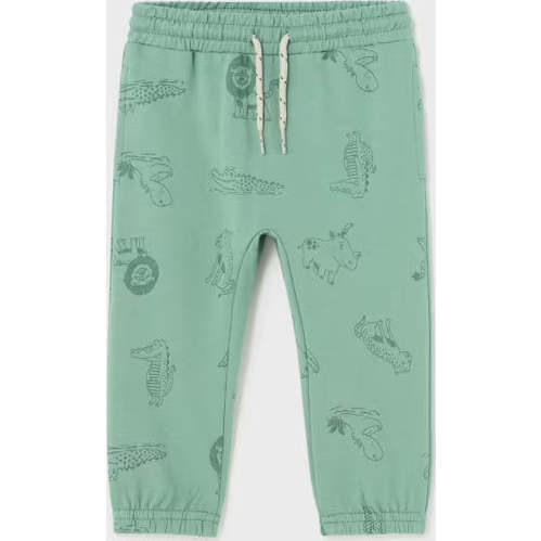 Animal Print Sweatpants, Green
